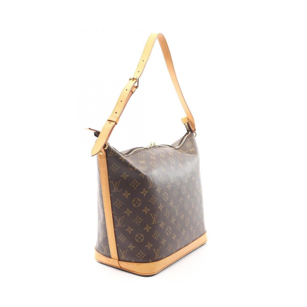LOUIS VUITTON Authentic Brown Monogram Leather Shoulder Bag - Picture 2 of 13